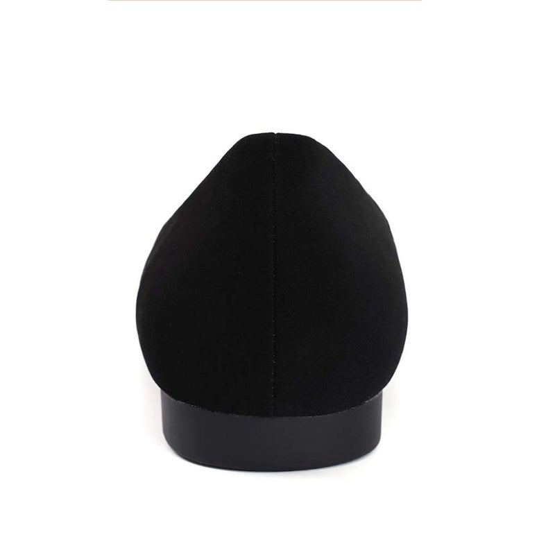 FUNKYMONKEY Women's Classic Ballet Flats Casual Comfort Slip On Flats Shoes (7 M US, Black) - Image 4